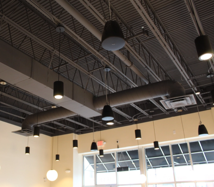 Ceiling in commercial building in columbus