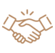 Direct communication and accountability icon representing hands-on project management for Columbus office renovations