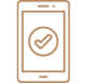 Icon representing modern construction systems and simple client communication tools used during office renovation projects